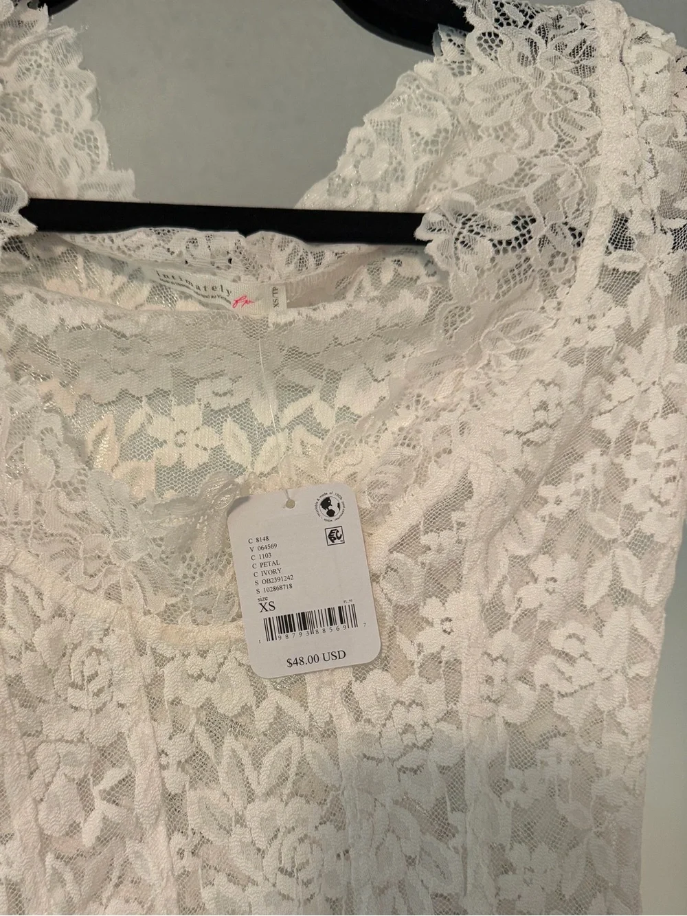 Free People Lace Long Sleeve XS